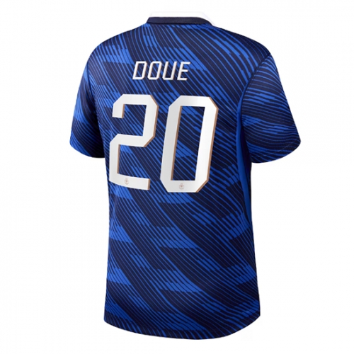 Billige Fotballdrakt Frankrike Desire Doue #20 Replika Hjemmedrakt VM 2026 Kortermet Billige Fotballdrakt Frankrike Desire Doue #20 Replika Hjemmedrakt VM 2026 Kortermet